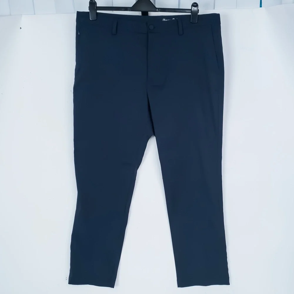 Tommy Bahama Performance Pants Mens 40x30 Navy Blue Boracay Stretch Polyester